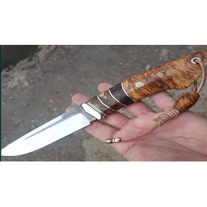 МИСЛИВЕЦЬ БУРШТИН  - ніж мисливський замовити, ручна робота. Photo 3